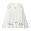Casual & Comfortable Long-Sleeve — White